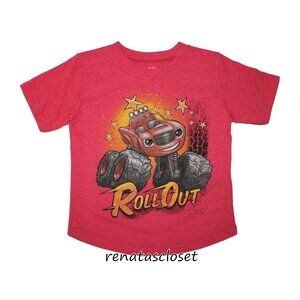 Nickelodeon Toddler Boys' Roll Out Blaze Monster Truck Short-Sleeve Shirt NWT